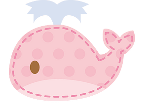 Whale applique
