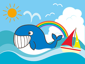 Whale sea
