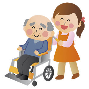 Wheelchair old man