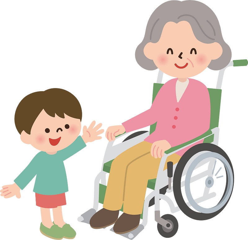 Wheelchair woman