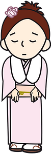 Woman in kimono