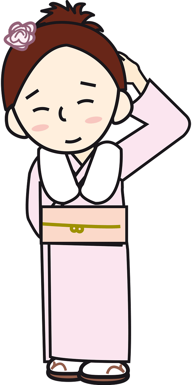 Woman in kimono
