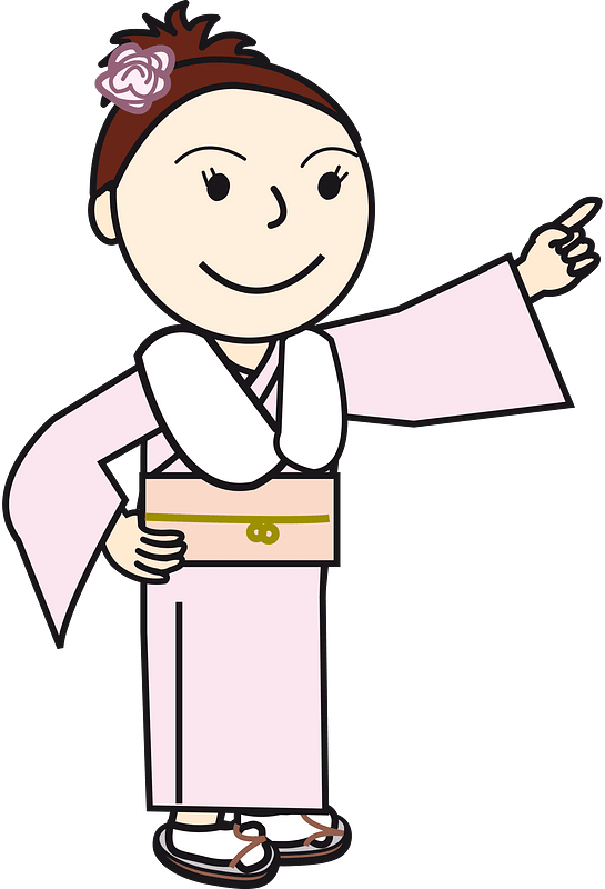 Woman in kimono