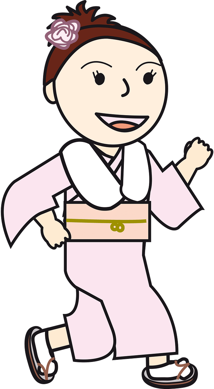 Woman in kimono