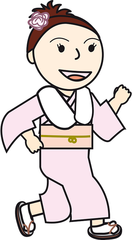 Woman in kimono