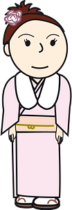 Woman in kimono