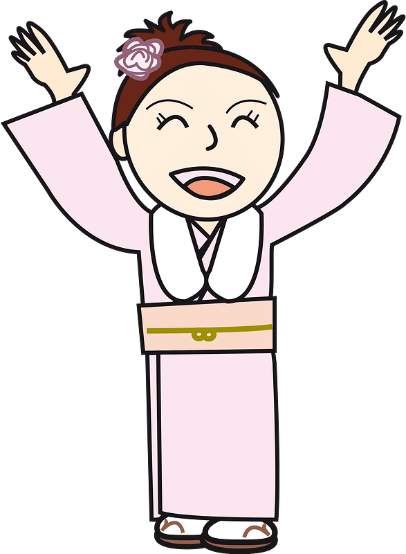 Woman in kimono