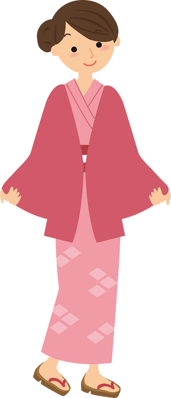 Woman in yukata