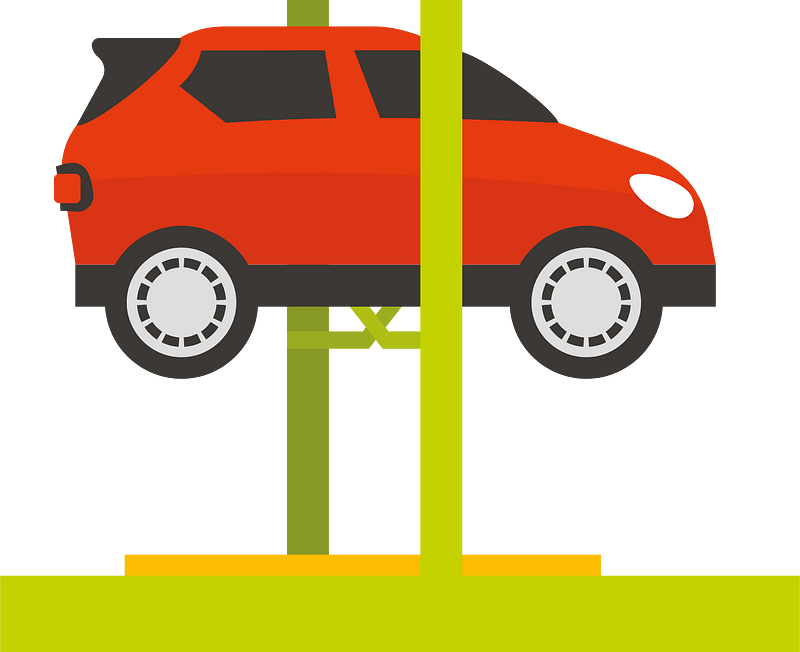 Car repaiur crane