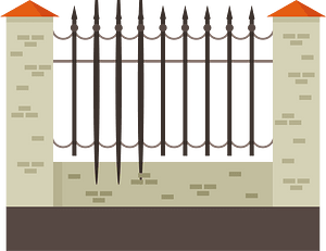 Metal fence property
