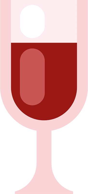 Red wine glasse