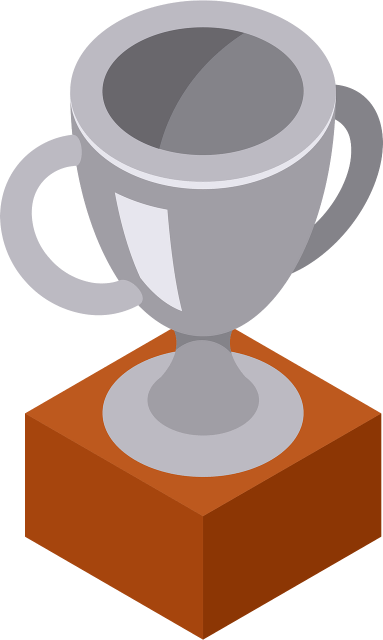 Silver trophy