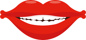 Smiking lip
