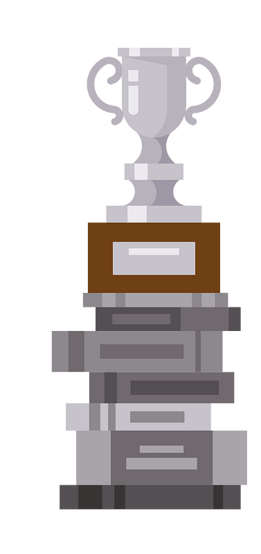 Trophy book silver