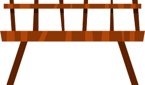 Wooden bridge