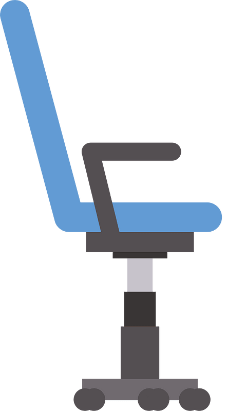 Workplace side view chair
