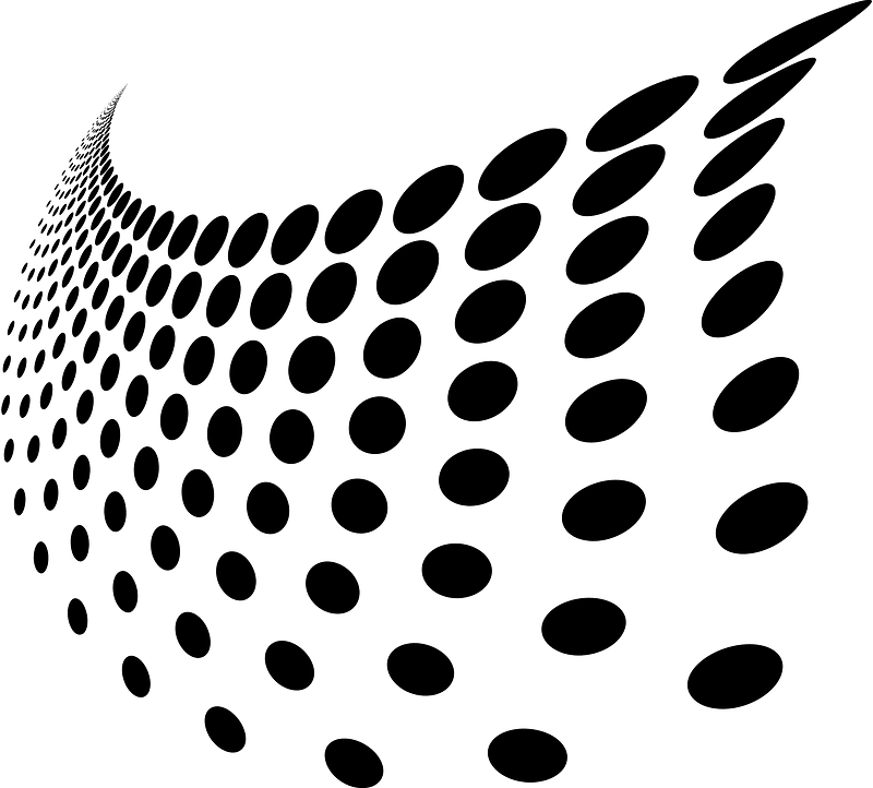 Halftone element dots