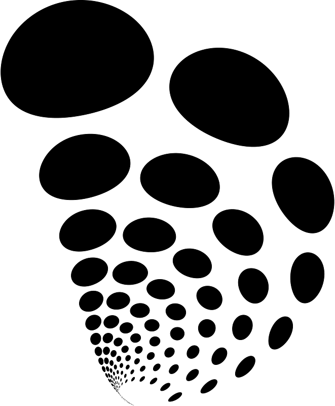 Halftone element dots