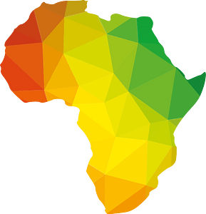 Africa color map