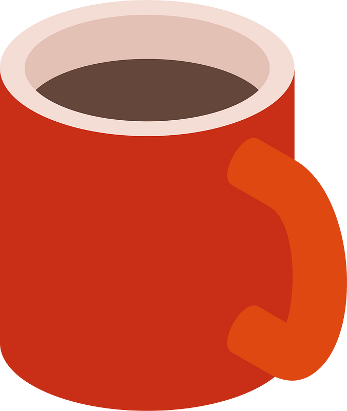 Colorful coffee cups