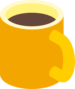 Colorful coffee cups