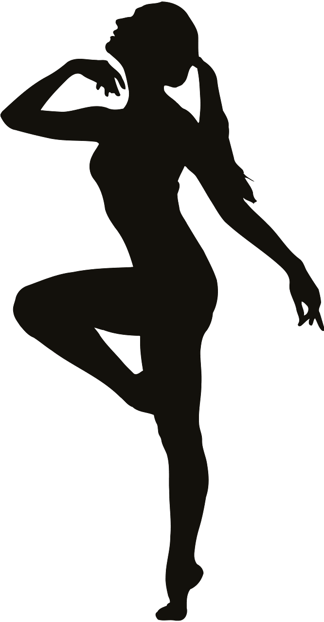 Female silhouettes set