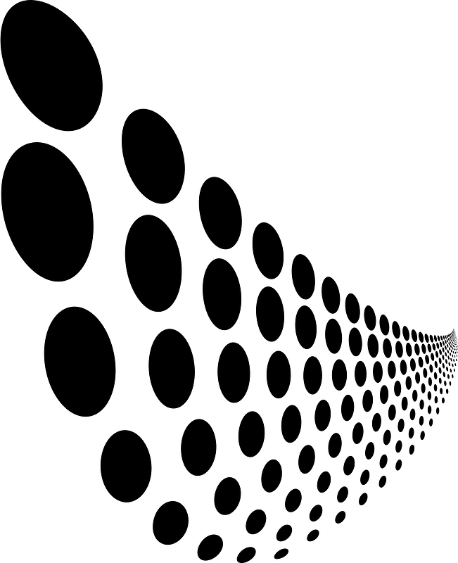 Halftone element dots