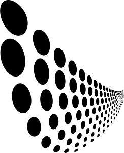 Halftone element dots