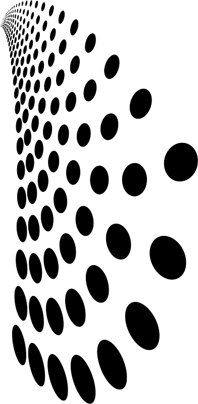 Halftone element dots