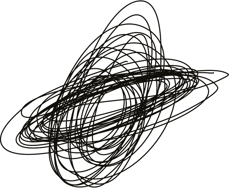 Scribble line drawing