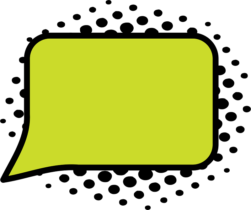 Speech comics balloons