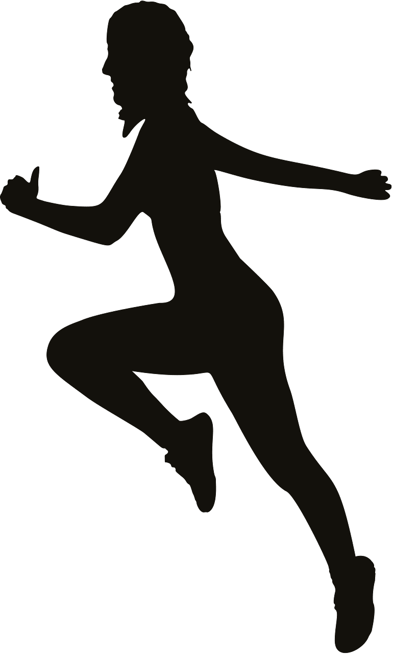 Yoga poses silhouettes