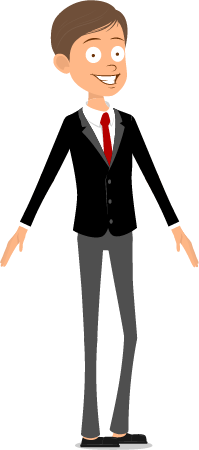 Businessman Cartoon Character
