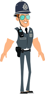 Friendly UK Police Officer