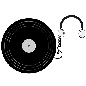 Headset and vinyl disc