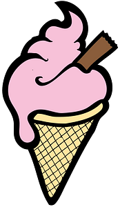 Isolated Ice Cream Cone