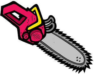 Isolated Chainsaw