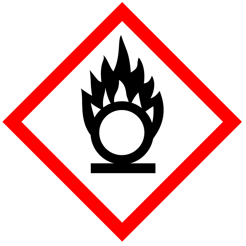GHS pictogram for oxidizing substances