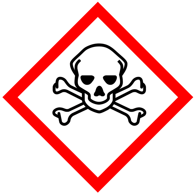 GHS pictogram for toxic substances