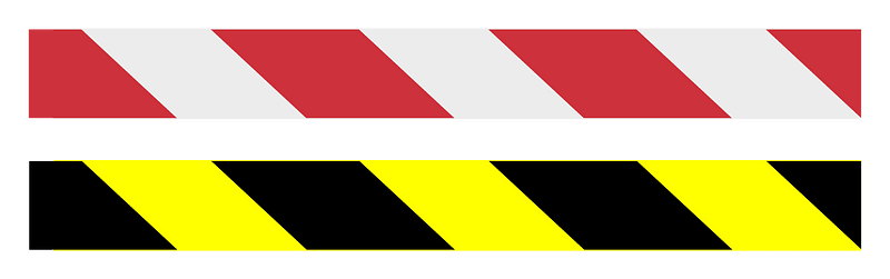 Set de rubans de signalisation