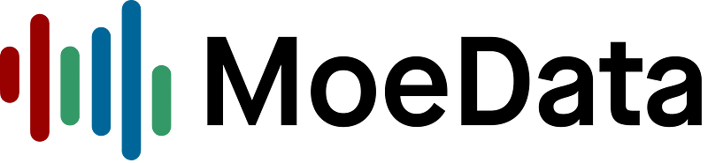 MoeData logo (black)