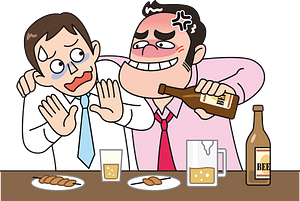 Alcohol harrassment