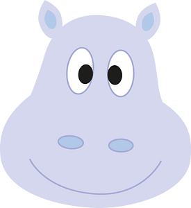 Hippo face