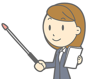 Businesswoman presentation