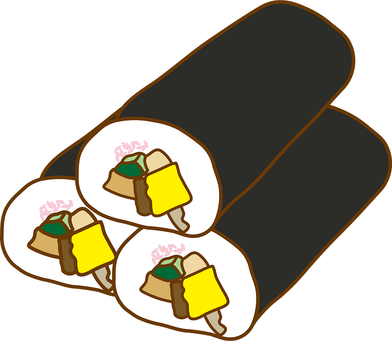Family sushi rolls
