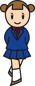 Female high school student
