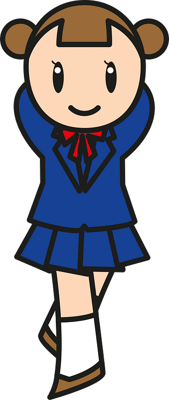 Female high school student