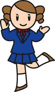 Female high school student