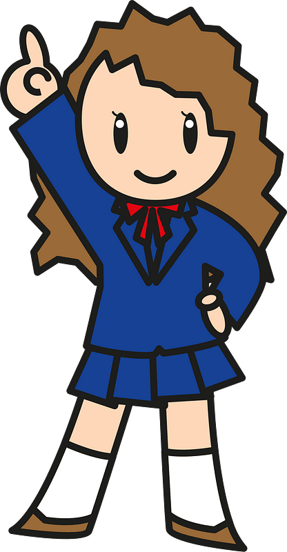Female high school student