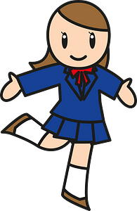 Female high school student